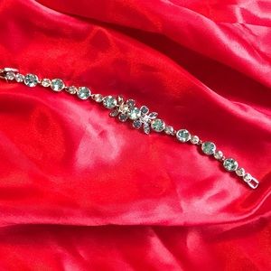 Vintage signed givenchy x Swarovski bracelet